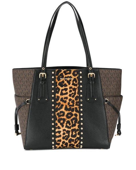 black and leopard michael kors purses|Michael Kors leopard print handbags.